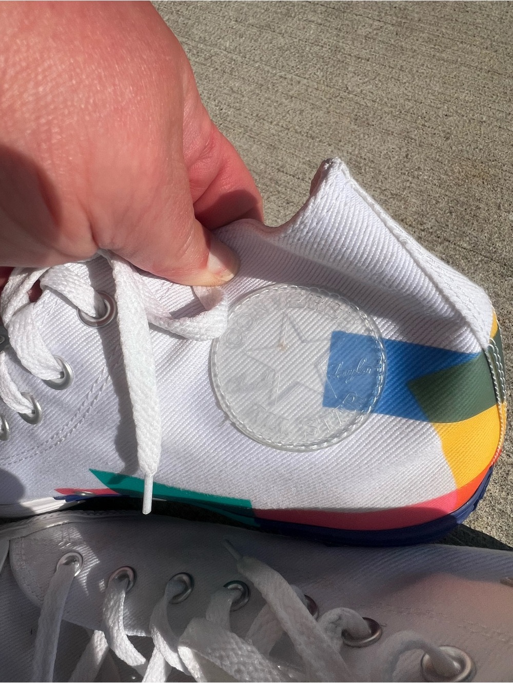 Converse Chuck Taylor All Star High Space Racer White Multi Men’s Size 12 - Picture 4 of 16